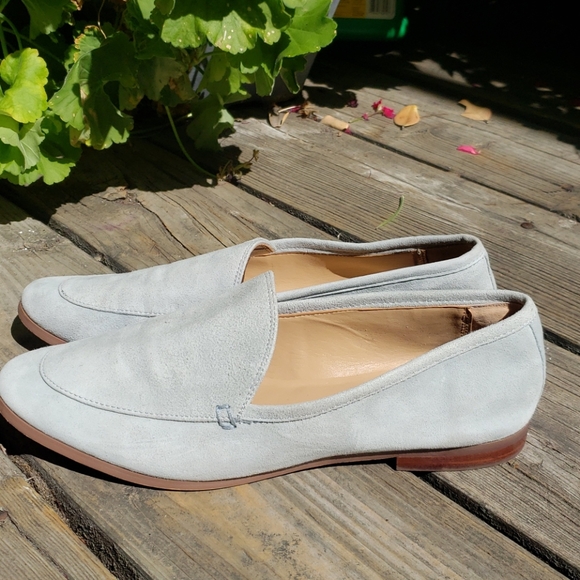 Banana Republic Women’s Light Blue Suede Demi Loafer - size 9.5 - Picture 4 of 7